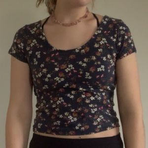 Floral crop top